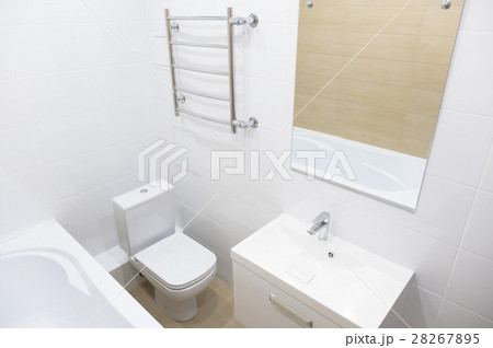 Bathroom in a new apartment home 28267895