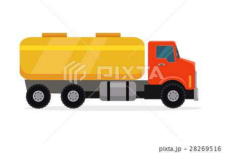 Tank Truck Vector Illustration in Flat Design Tank Truck Vector Illustration in Flat Design 28269516