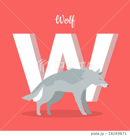 Animals Alphabet. Letter - W Animals Alphabet. Letter - W 28269871