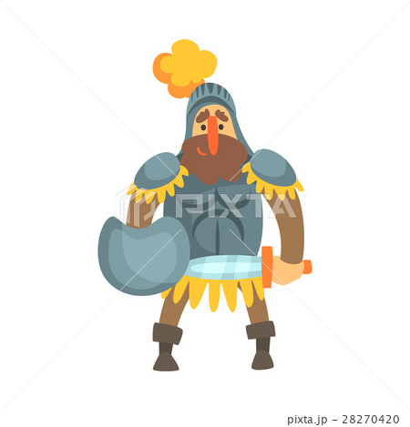 Roman Knight With Shield In Skirt Fairy Tale 28270420
