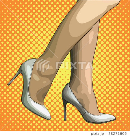Vector illustration of female legs Vector illustration of female legs 28271606