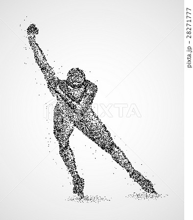 Colorful ice speed skaters at the competition Colorful ice speed skaters at the competition 28271777