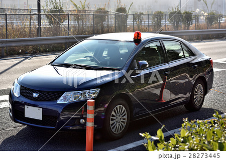 警視庁の捜査車両の写真素材