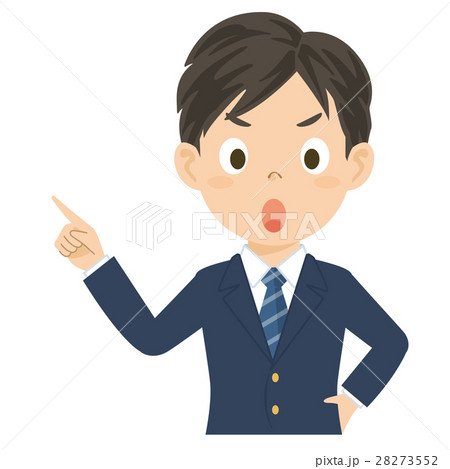 高校生 男 男子 制服 上半身 イラスト 高校生 男 男子 制服 上半身 イラスト 28273552