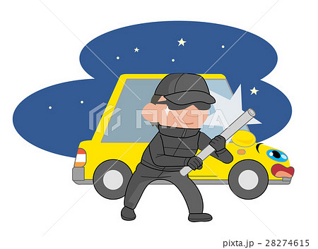 自動車保険。自動車が被害にあった。 28274615