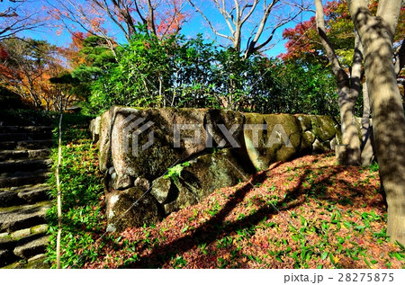 庭園の石垣 28275875