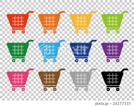 Cart color variation - Stock Illustration [28277335] - PIXTA