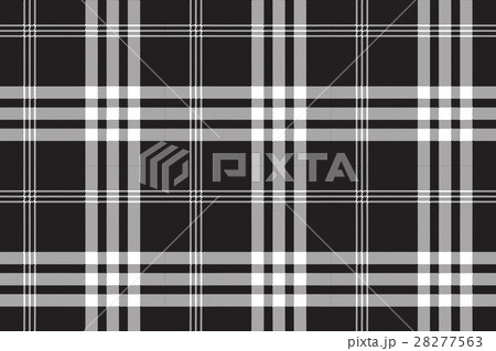 Black and white check pixel square fabric texture 28277563