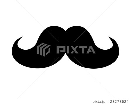 髭のイラスト素材