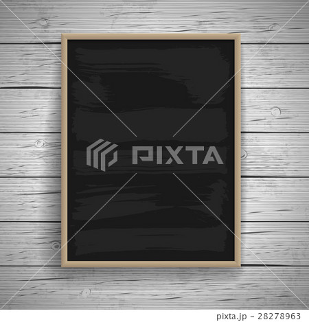 Blank vintage chalk board background 28278963