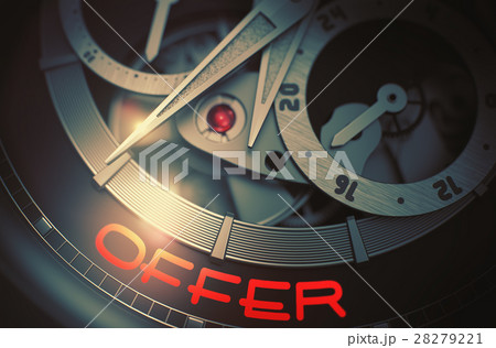 Offer on the Men Watch Mechanism. 3D. 28279221