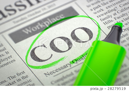 COO Hiring Now. 3D. COO Hiring Now. 3D. 28279519