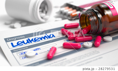 Leukemia - Inscription in Disease Extract. 3D 28279531