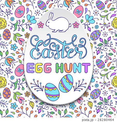 Floral easter egg 28280464