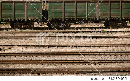 industrial railroad, cargo  transportation concept 28280466