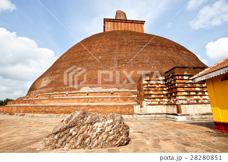 Stupa in the ruins of Jetavana Monastery, 28280851