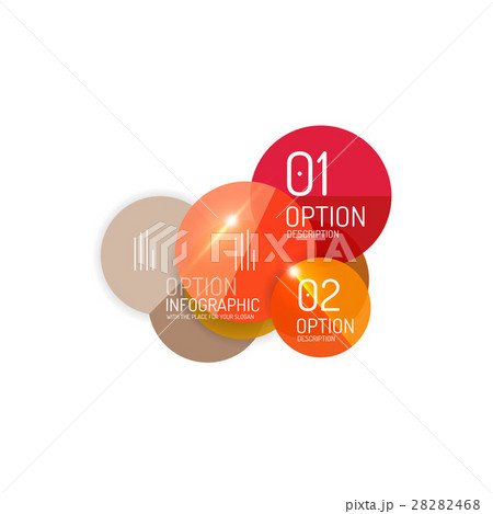 Geometric abstract composition with text and 28282468