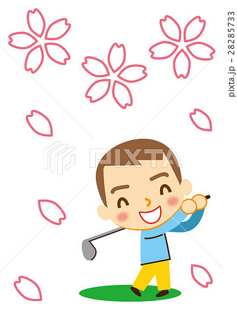 春 ナイスショット男性 春 ナイスショット男性 28285733