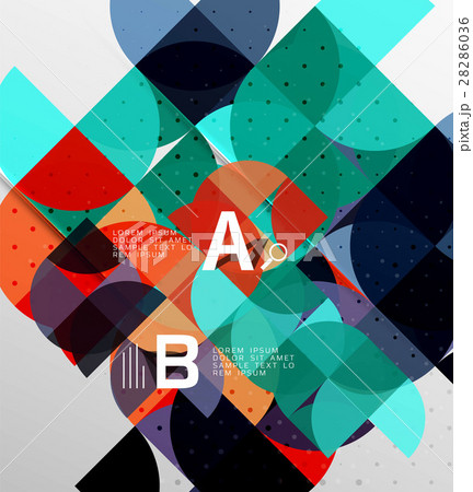 Minimalistic circle geometric abstract background Minimalistic circle geometric abstract background 28286036