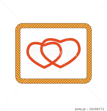 Illustration of I hearts inside rope 28288772