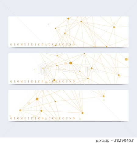 Modern set of vector banners. Geometric abstract 28290452
