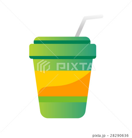 Take out drink cup vector illustration. Take out drink cup vector illustration. 28290636