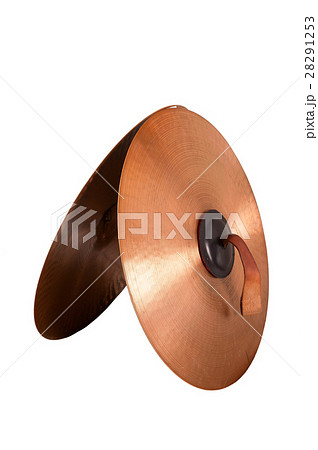 Close up of an prcussion cymbals Close up of an prcussion cymbals 28291253