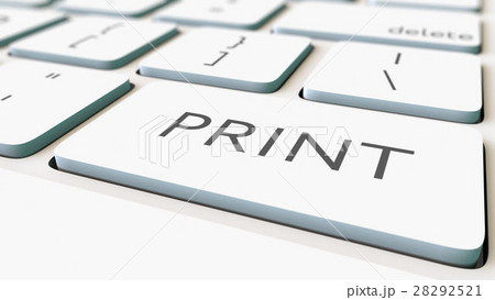 White computer keyboard and print key, shallow White computer keyboard and print key, shallow 28292521