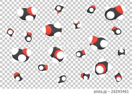 乙醇-3D（E060）的分子模型 28293461