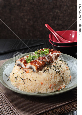 eel fried rice eel fried rice 28295794
