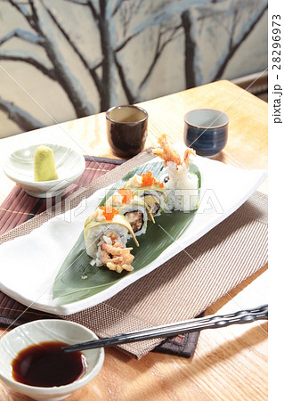 deep fried crab sushi roll deep fried crab sushi roll 28296973