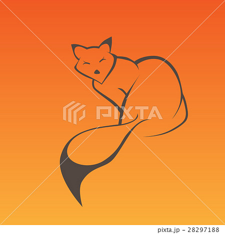 Fox sign in curve lines Fox sign in curve lines 28297188