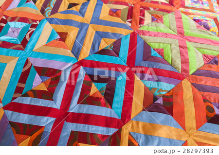 Patchwork quilt. Handmade 28297393