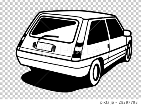 French compact rear view monochrome 28297798