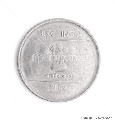 インドの硬貨 1ルピー インドの硬貨 1ルピー 28297827