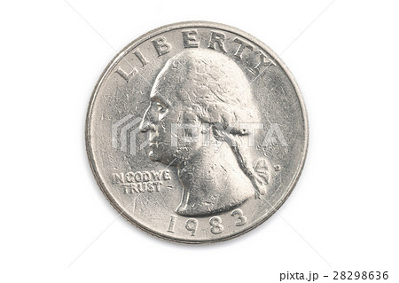 アメリカ合衆国（USA）の貨幣 旧25セント硬貨-クオータードル