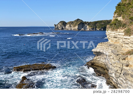 勝浦海中公園から鵜原理想郷毛戸岬方面を望む 28298700