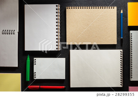 school supplies and notebook 28299355