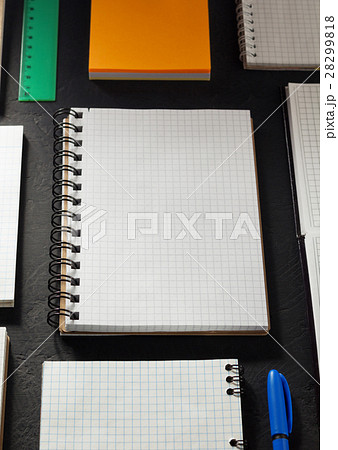school supplies and notebook 28299818