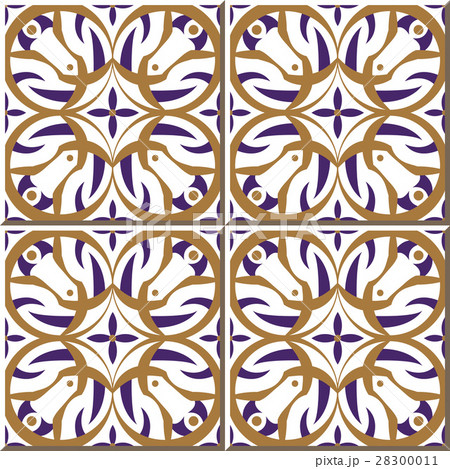 Ceramic tile pattern of cross round flower Ceramic tile pattern of cross round flower 28300011