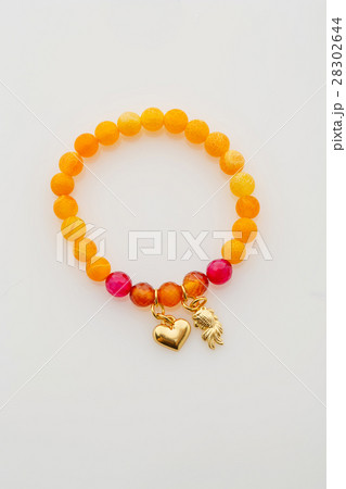 Closeup of natural stone bracelet Closeup of natural stone bracelet 28302644