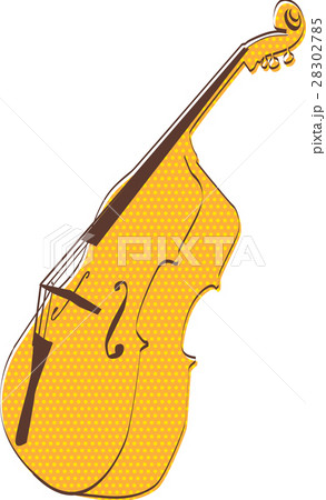 Bass シルエットのイラスト素材 2785