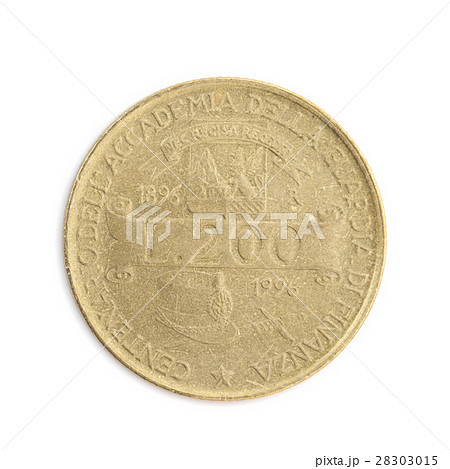 イタリアの貨幣 200リレ硬貨 イタリアの貨幣 200リレ硬貨 28303015