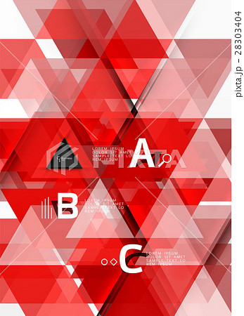 Vector infographic triangles 28303404