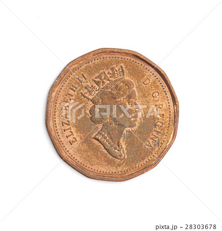 カナダの貨幣 2ドル硬貨の写真素材 [28303678] - PIXTA