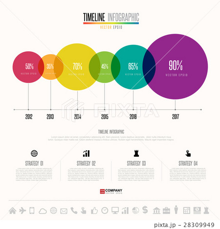 Timeline Infographics Design Template 28309949