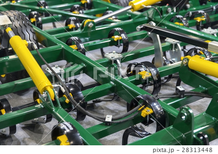 Closeup photo of an agricultural equipment 28313448