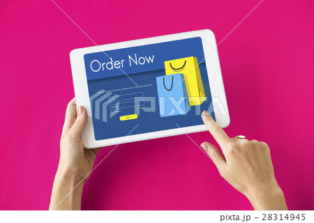 Online Store Add to Cart Payment Purchase Concept 28314945