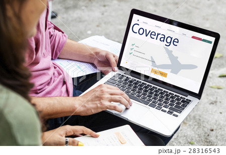 Travel Aviation Insurance Website Concept Travel Aviation Insurance Website Concept 28316543