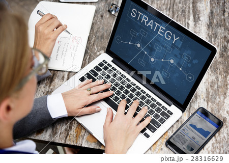 Business Strategy Corporation Enterprise Startup Concept 28316629